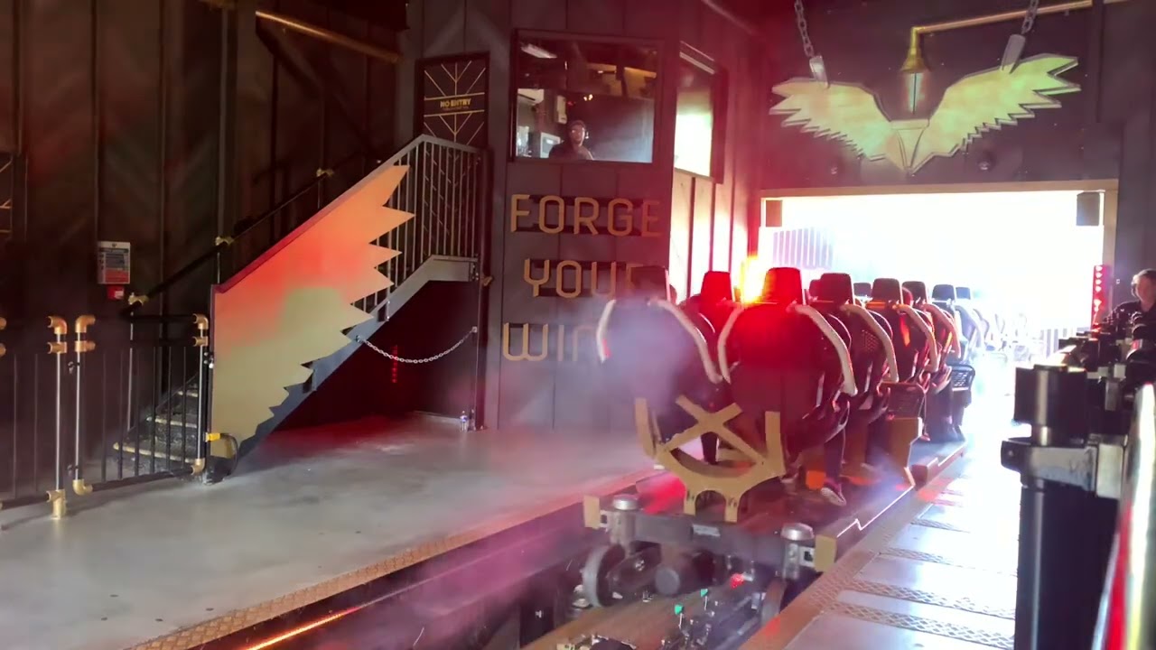 Hyperia Station Dispatch And Return | Thorpe Park | 4K