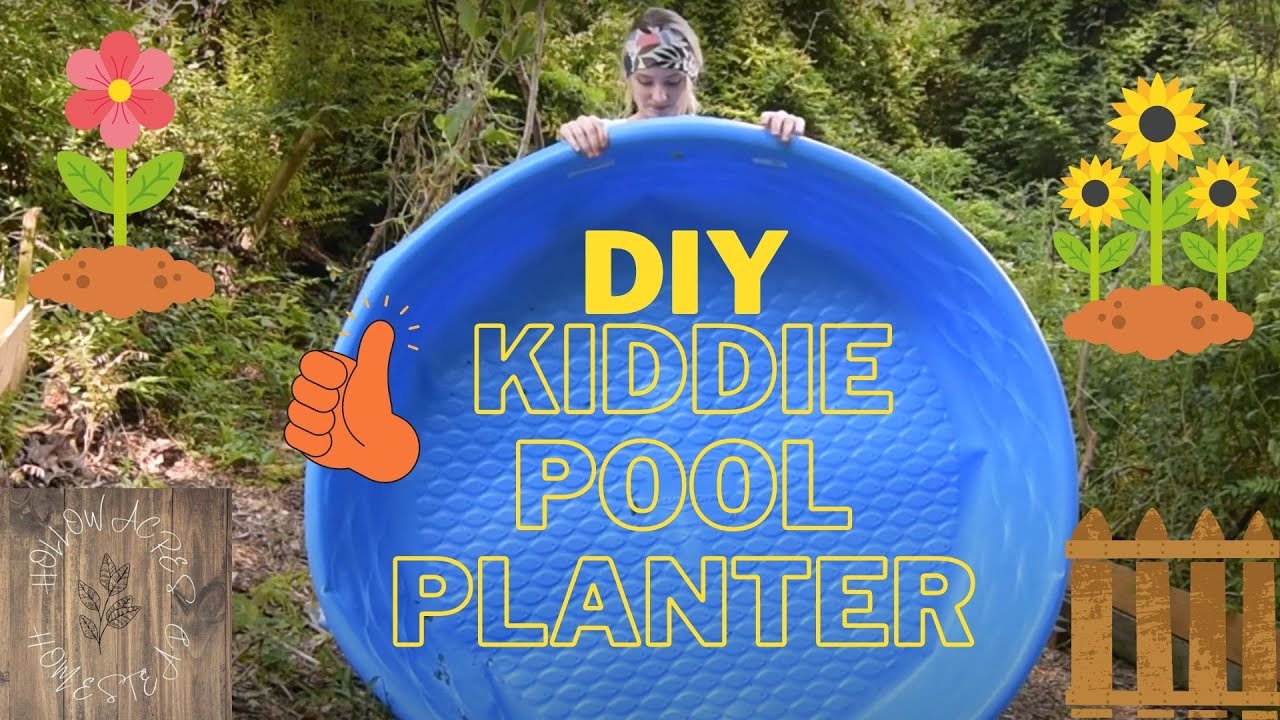 DIY Kiddie Pool Raised Garden Bed | How To