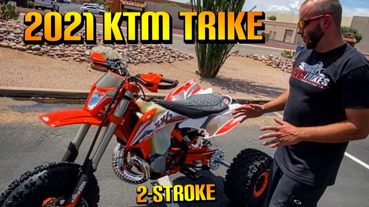 2021 KTM 300 2-Stroke THREE WHEELER build finished!  BVC Trikes