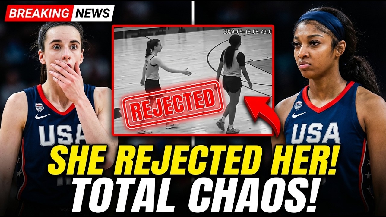 ШОКИРУЮЩЕ: Энджел Риз ОТКАЗАЛАСЬ от рукопожатия Кейтлин Кларк! Сборная США в ХАОСЕ — ПОКЛОННИКИ К...