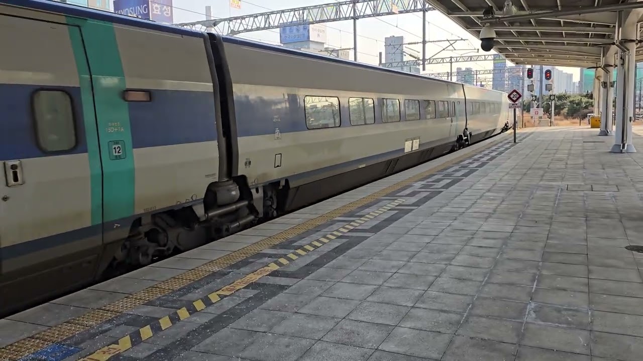 코레일 KTX 024호기 37열차 부산행 발차영상