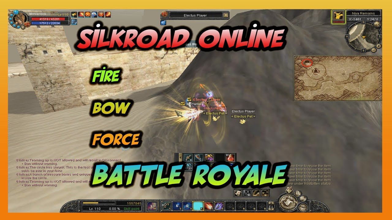 SİLKROAD ONLİNE BATTLE ROYALE MODU  | FİRE BOW FORCE BUİLDİ [ PUBG SRO ]