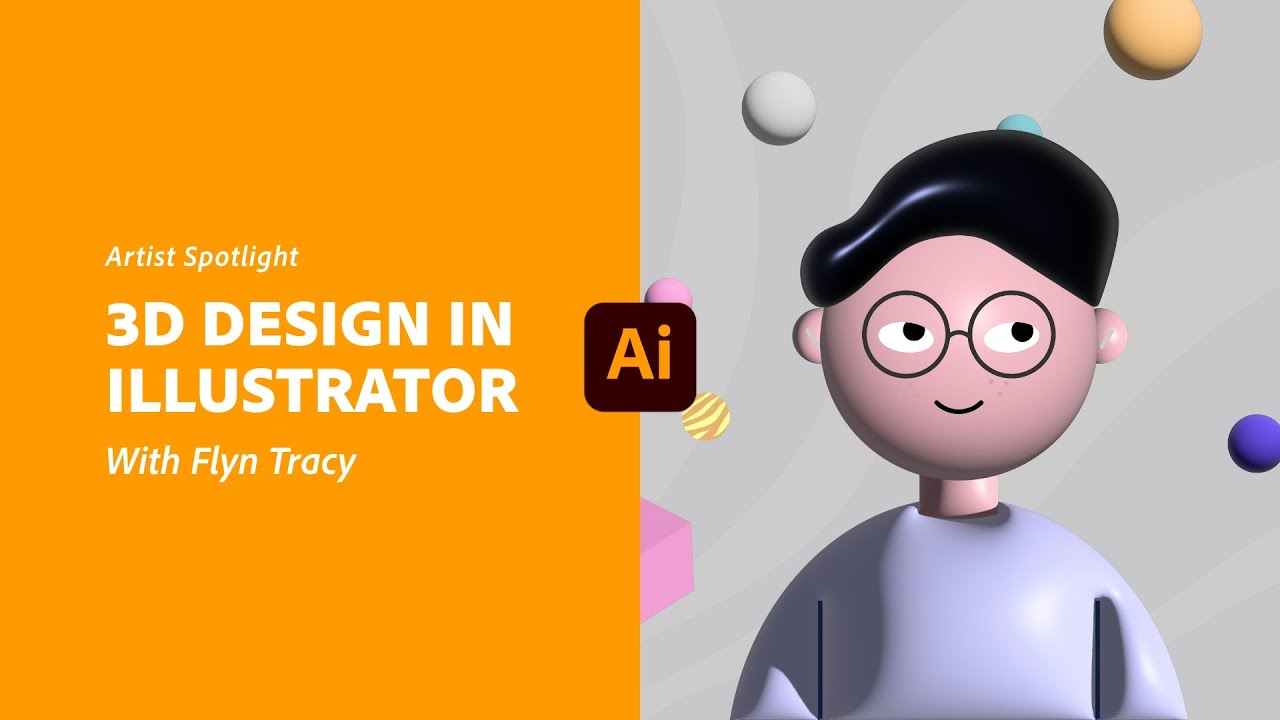 3D Design in Adobe Illustrator with Flyn Tracy - 2 of 2