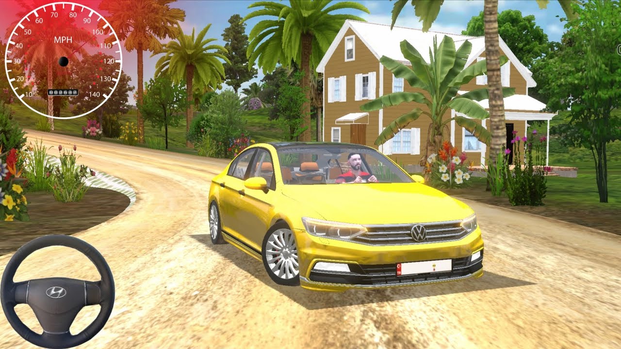 Custom Cars Online Drift Park || Driving On A Dirt Road || Steering Wheel Android Game