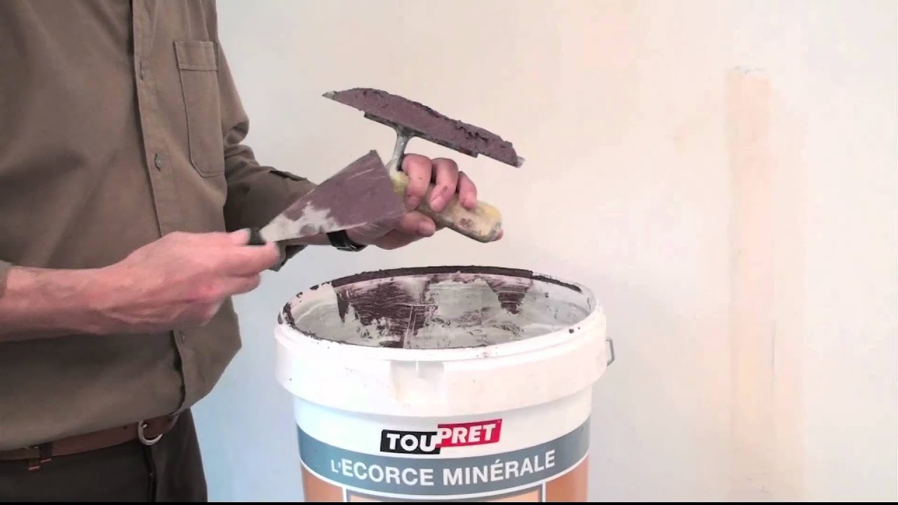 Enduit décoratif écorce minérale - Bricolage avec Robert