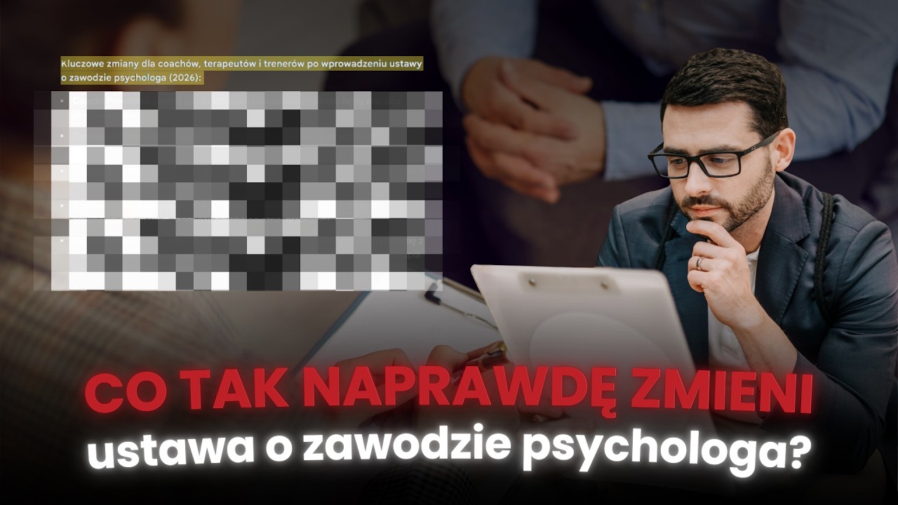 Co TAK NAPRAWDĘ zmieni ustawa o zawodzie psychologa
