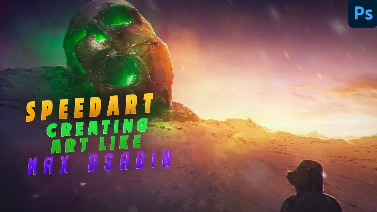 Creating EPIC art LIKE @AsabinArt  - Speed art - Photoshop #asabinart #wowmelo #photobashing