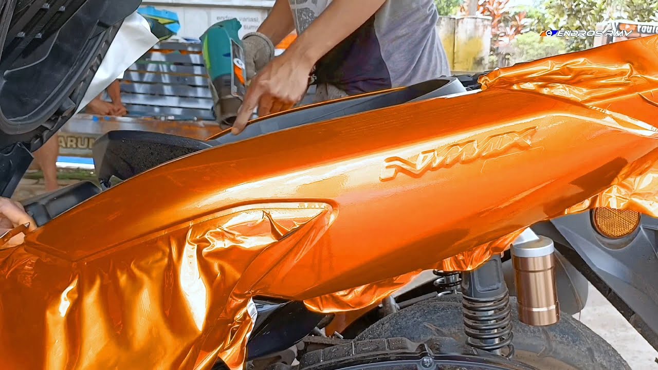 Pasang skotlet orange mattte yamaha nmax full body