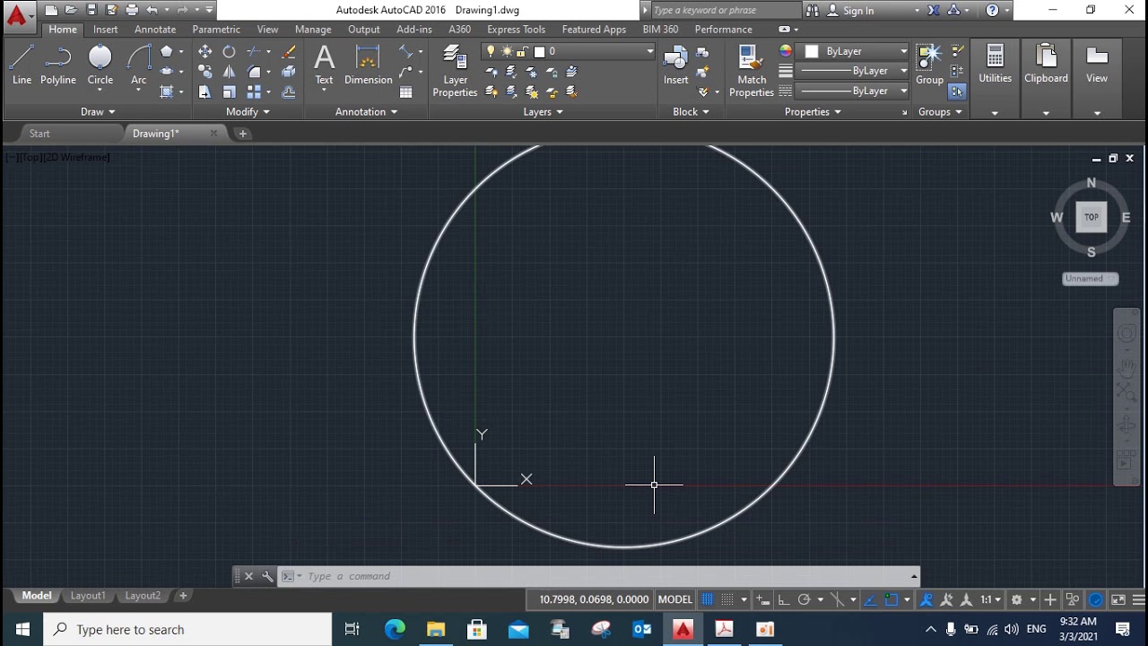 المحاضرة الثانية الفيديو الثاني AutoCAD