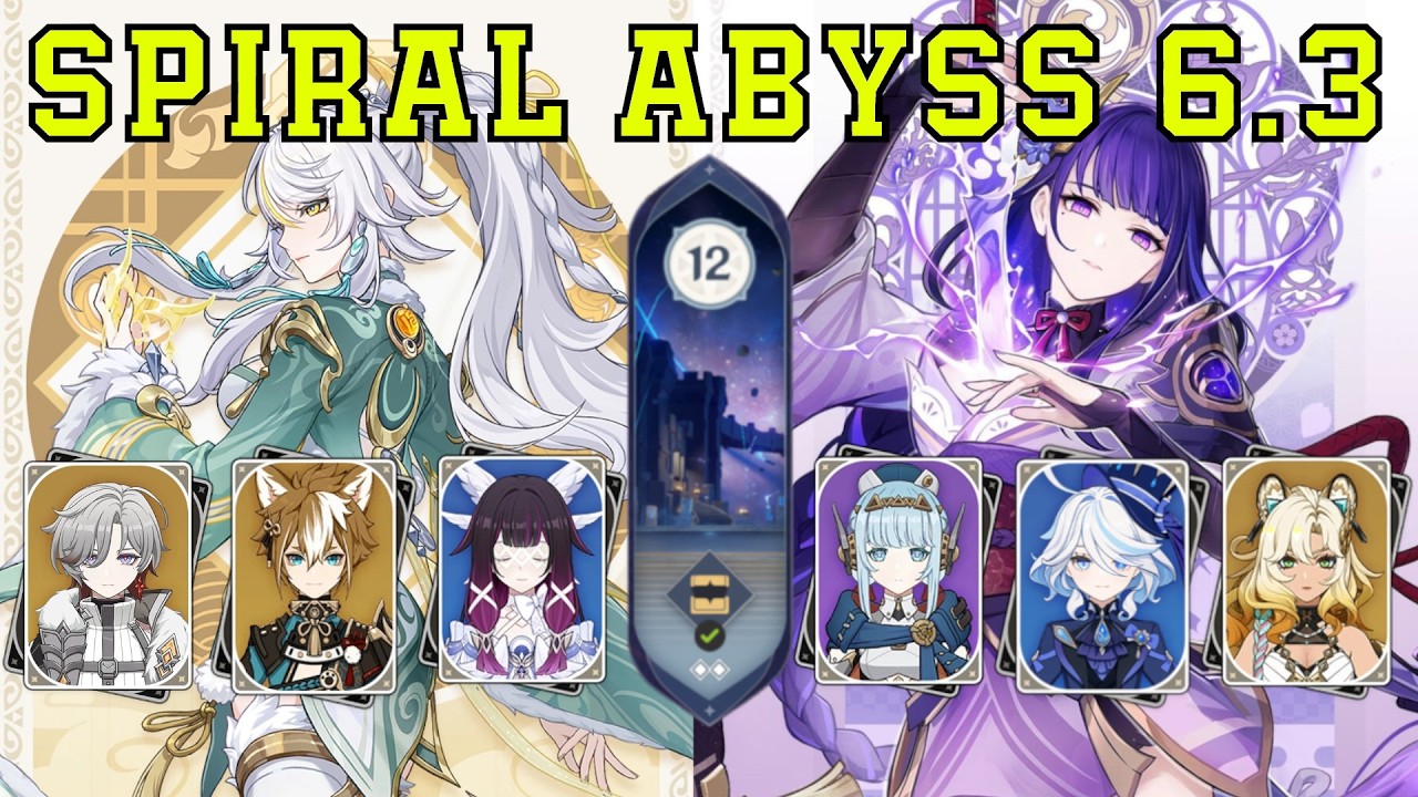 C1 Zibai x C6 Illuga Hypercarry & C0 Raiden Lunar-Taser | Spiral Abyss Floor 12 | Genshin Impact 6.3