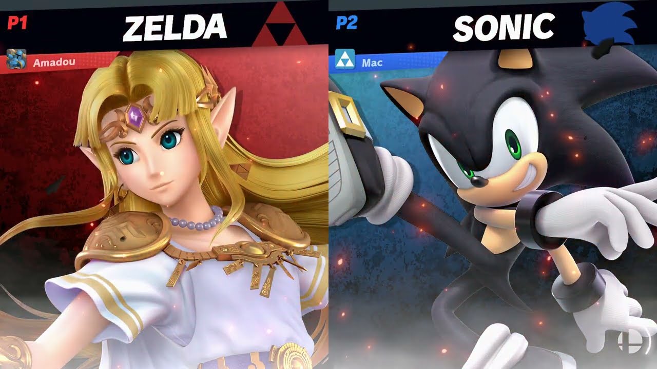 Smash Bros Ultimate - Zelda (Amadou) Vs Sonic (Mac) 3/14/26