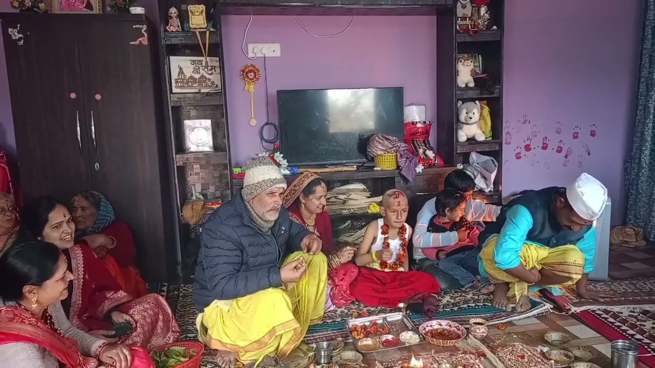 कर्ण वेद और जनेऊ यज्ञोपवीत संस्कार ❤️ ‼️ पार्ट -२ भतीजे का जनेऊ यज्ञोपवीत संस्कार ❤️