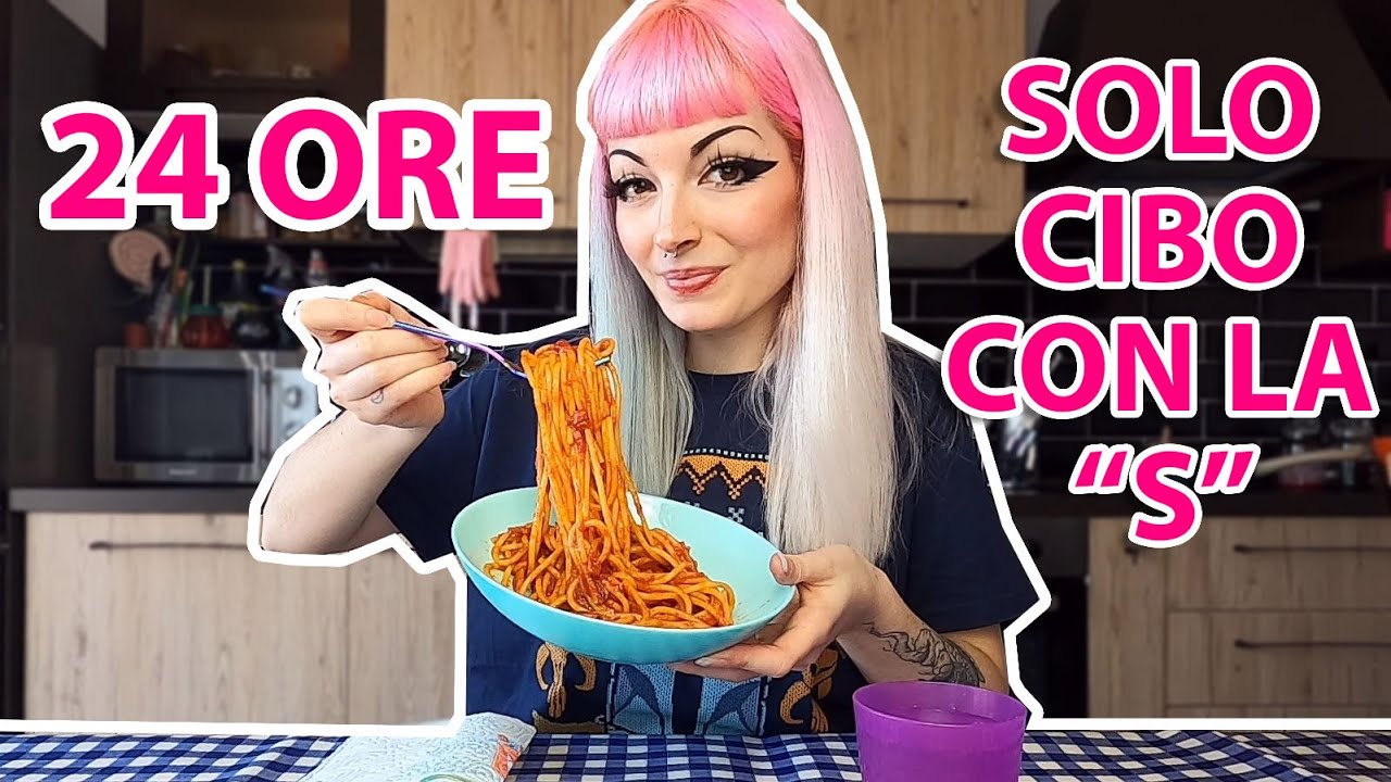 MANGIO PER 24 ORE SOLO CIBO CHE INIZIA CON 