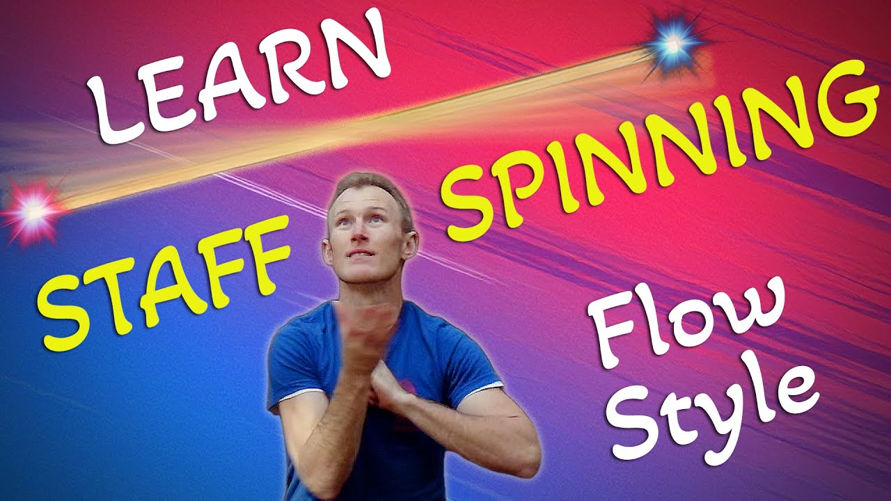 How to Spin a Staff - Skip Catch & Tosses - Beginner Flow Arts Tutorial