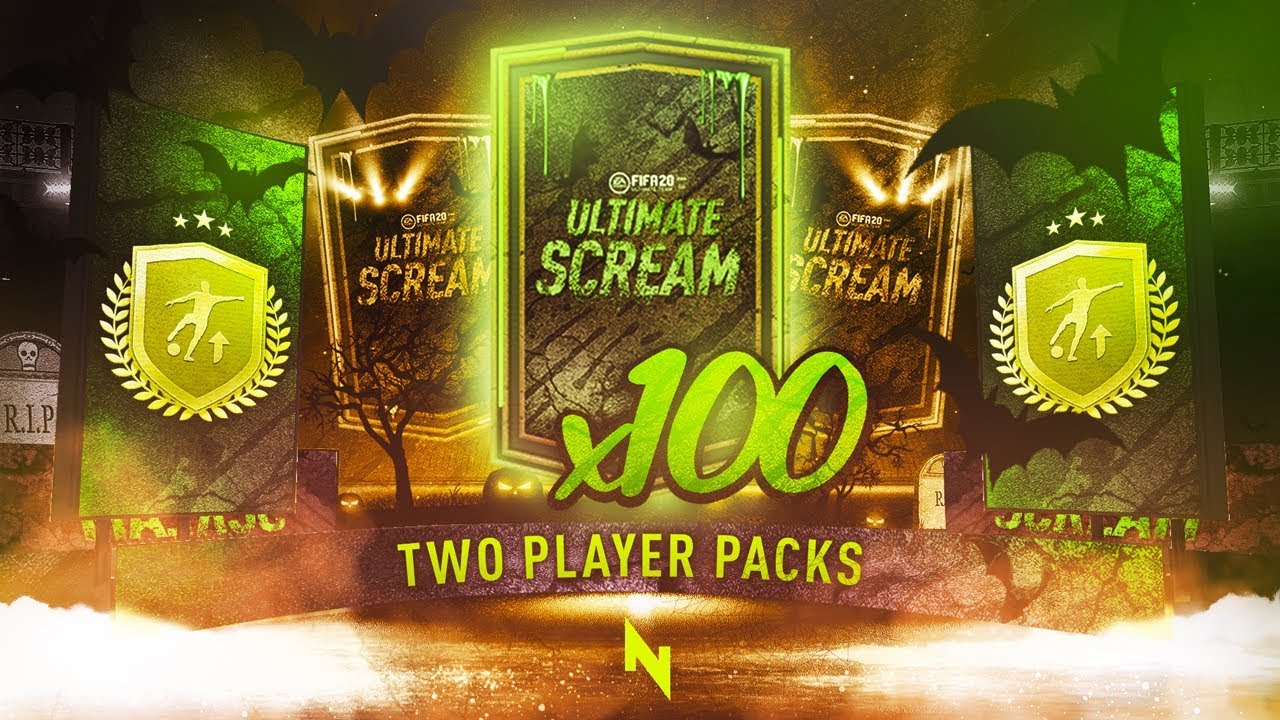 WE PACKED A SCREAM CARD! 100 x 2 PLAYER UPGRADE PACKS - FIFA 20 Ultimate Team