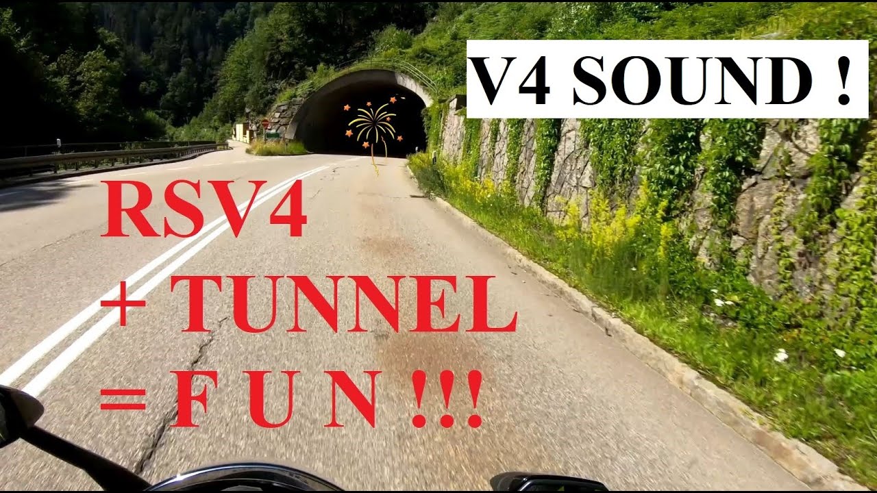 Aprilia RSV4 + Tunnel = FUN | ![RAW SOUND]! | Schwarzwald 2k21