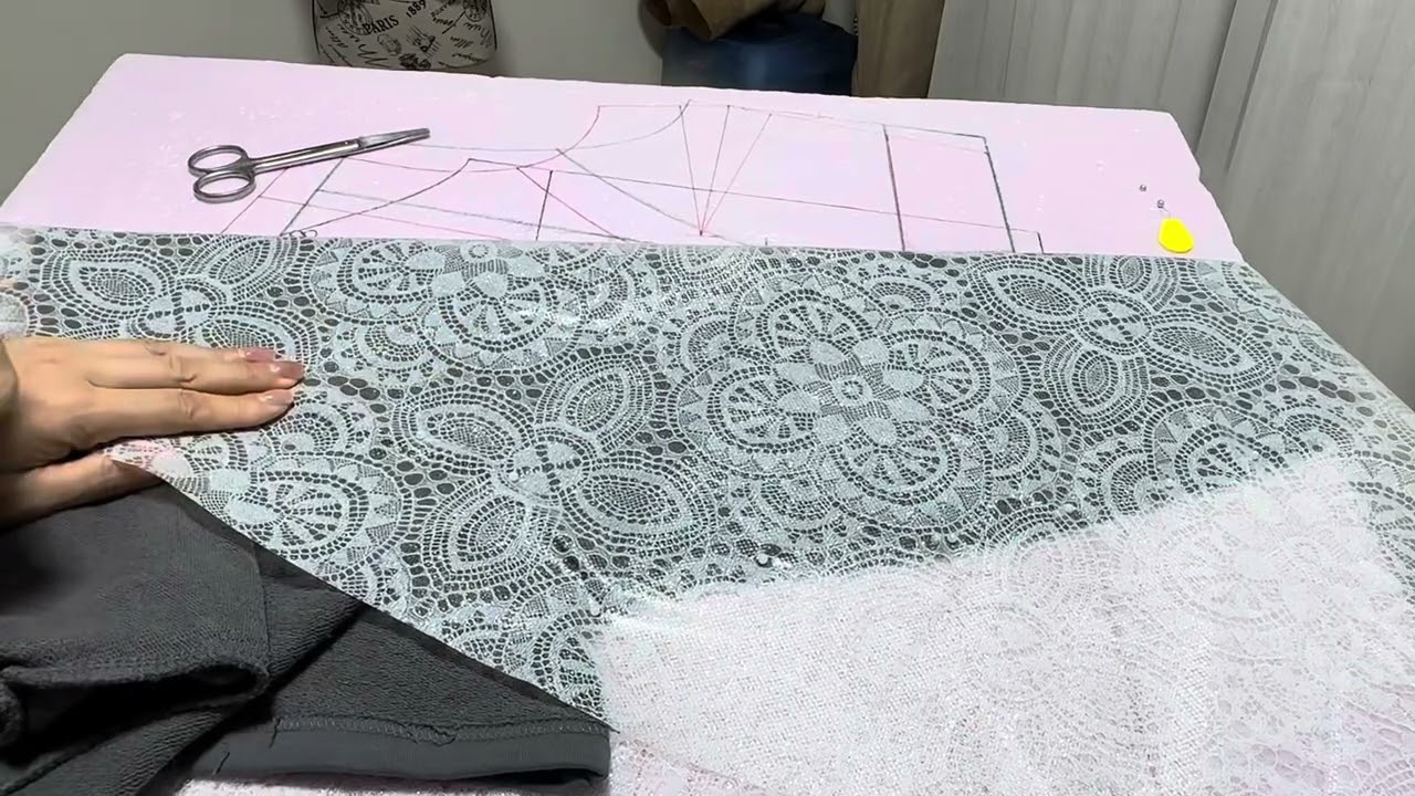 Irish lace pattern making sweatshirt sleeves ￼ | ирландское кружево выкройка рукава свитшот .