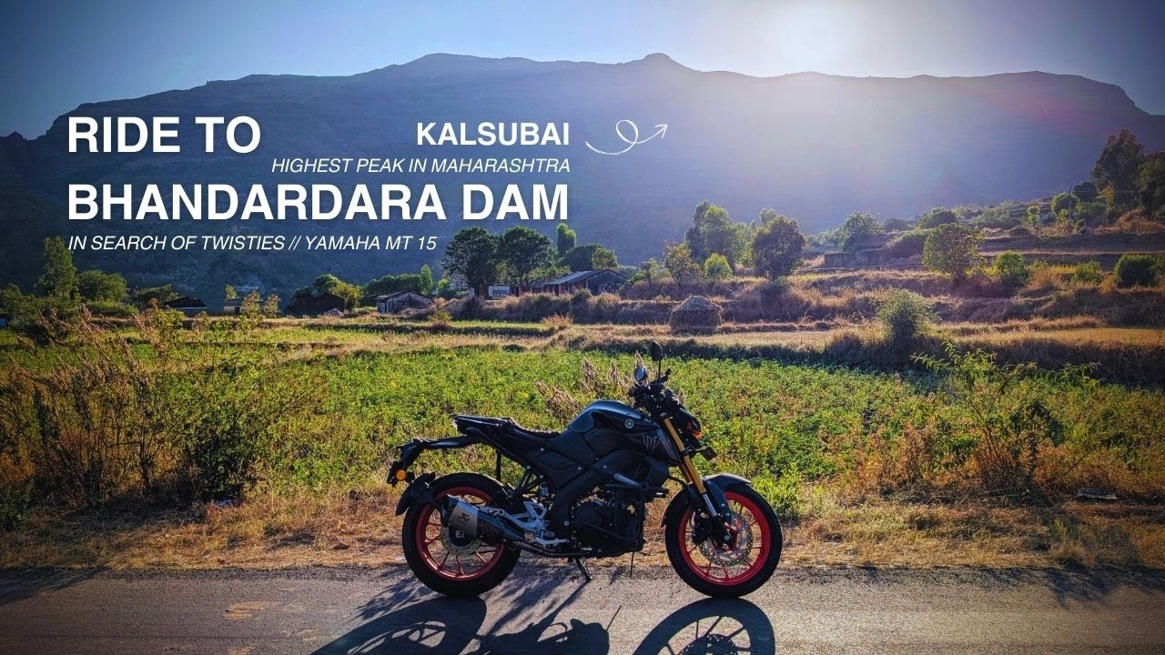 Sunday ride to BHANDARDARA Dam // YAMAHA MT 15 // 4K