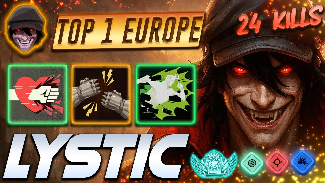 Lystic Drifter TOP 1 of EUROPE 24 KILLS - Deadlock Pro Gameplay & Guides [Watch & Learn]