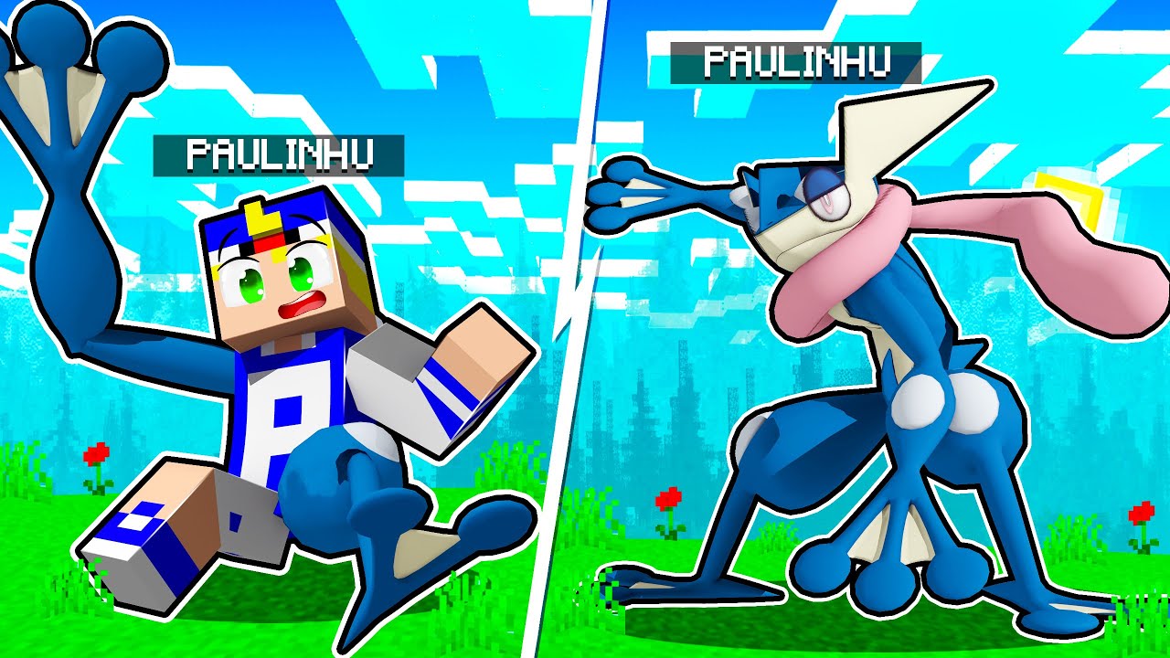 VIREI UM POKEMON E TROLLEI MEU AMIGO no MINECRAFT !