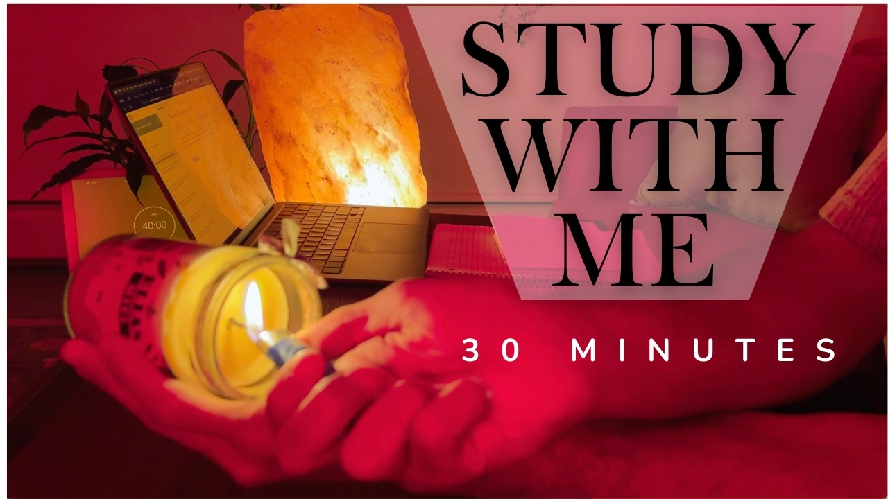 Quick Study With Me Session  | 30 Minutes | No Distractions