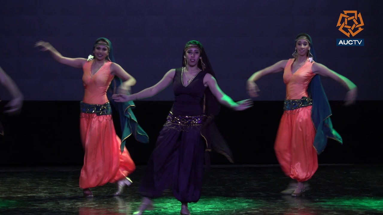 The Egyptian Folklore Group Performance In AUC Centennial Celebrations