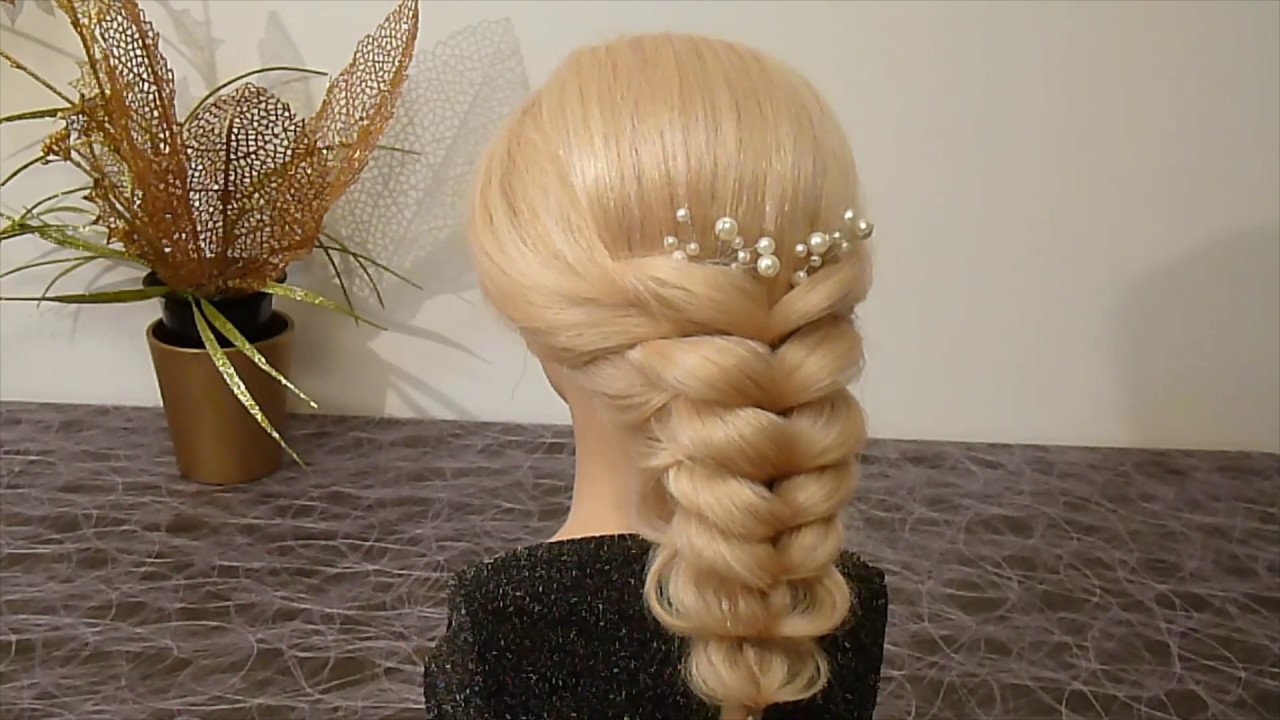 Причёски для средних/длинных волос.Лёгкая причёска на каждый день в школу/на работу за 5 минут