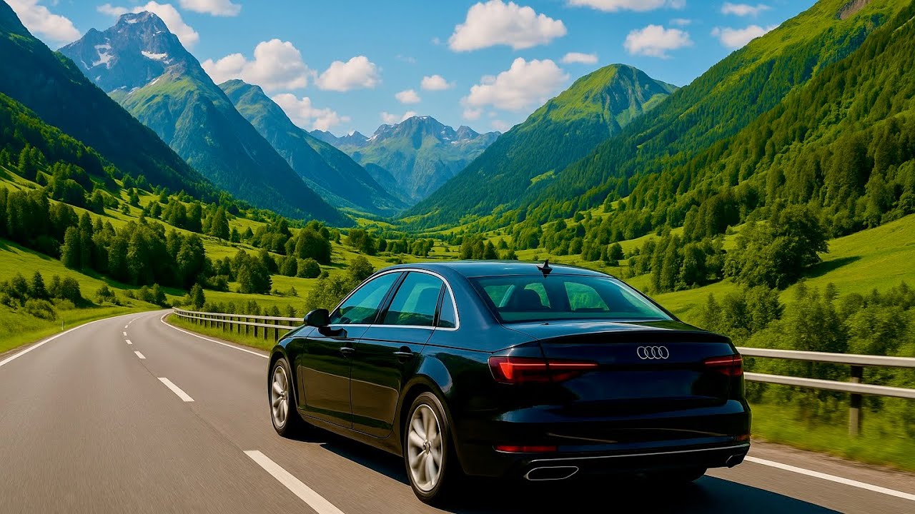 🤩 🇨🇭 Ultimate Alpine Drive 4K | Mountains & Green Valleys in Valais | Cinematic Relaxation