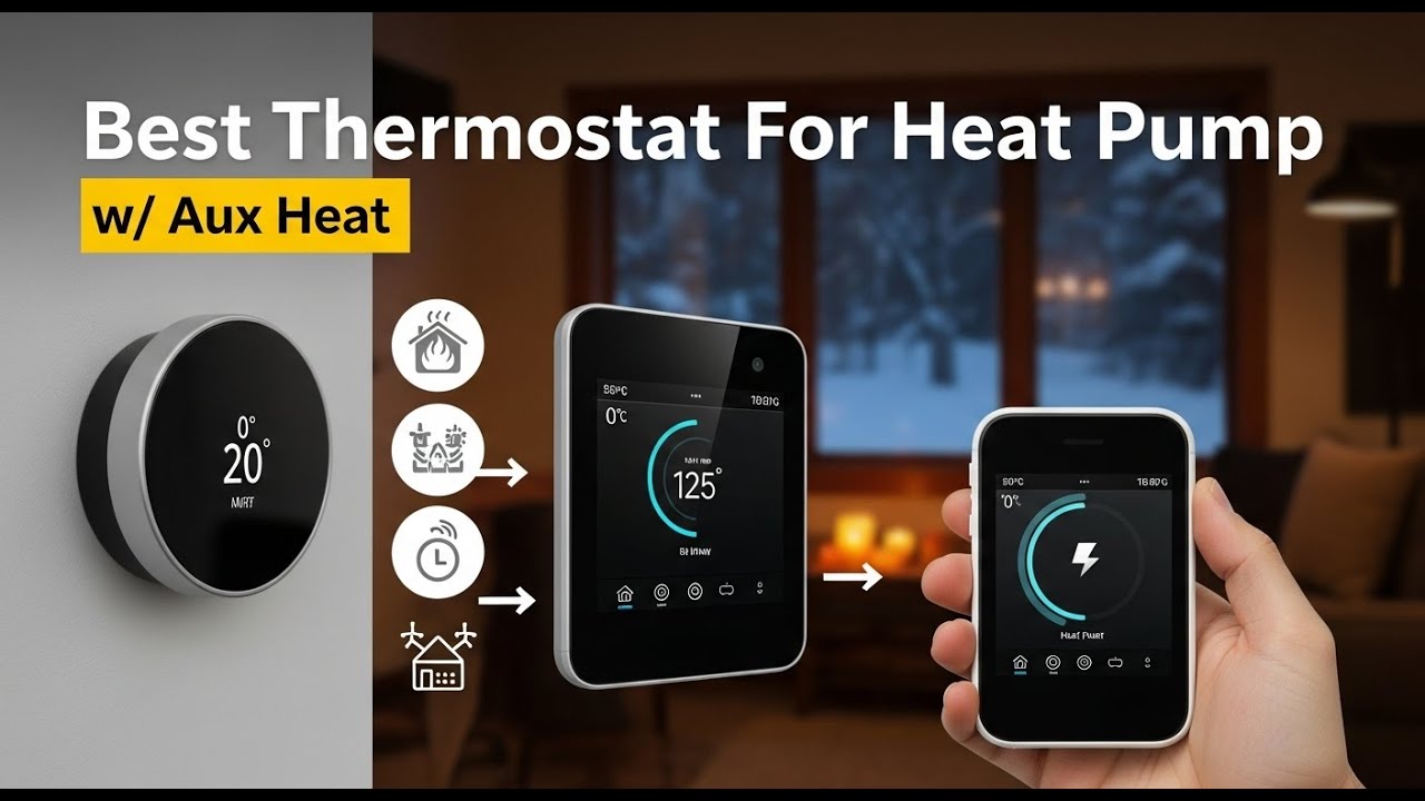 TOP 5 Best Thermostat for Heat Pump with Auxiliary Heat in 2026 ⭐⭐⭐⭐⭐ 5 out of 5
