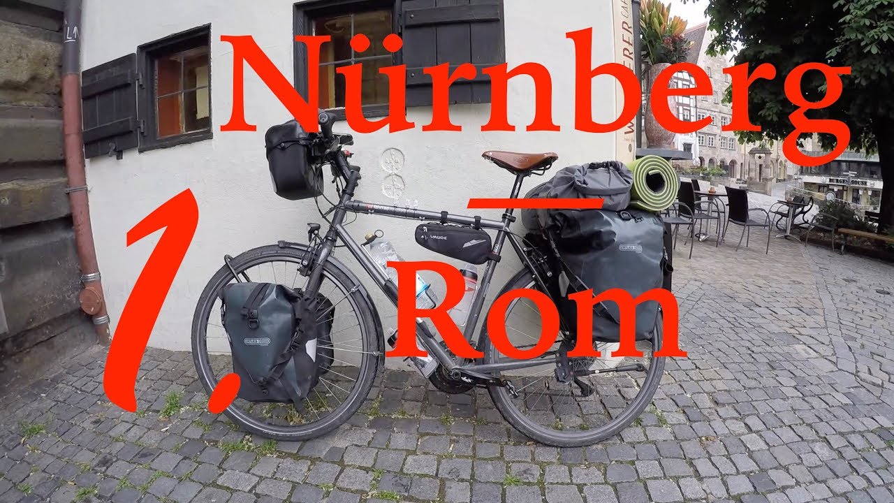 Radreise von Nürnberg nach Rom #1 - vorbei am geografischen Mittelpunkt Bayerns