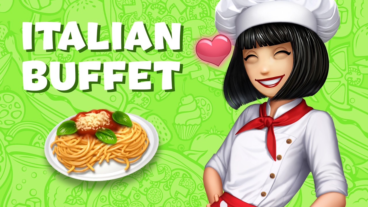 Cooking Fever: ИТАЛЬЯНСКИЙ ШВЕДСКИЙ СТОЛ 🍝