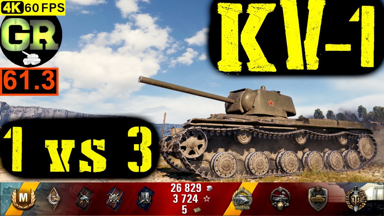 61_World of Tanks KV-1 WoT Replay - 8 Kills 1.5K DMG(Patch 1.4.0)