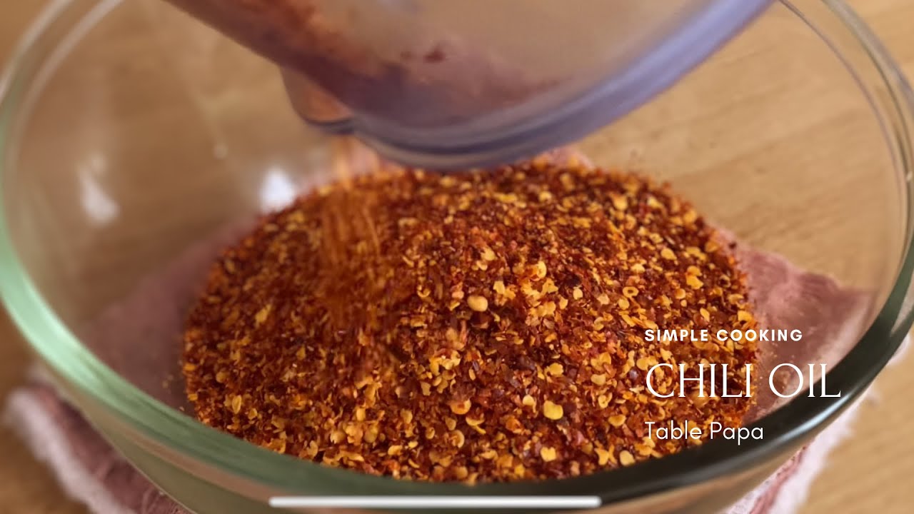 Resep chili oil sederhana