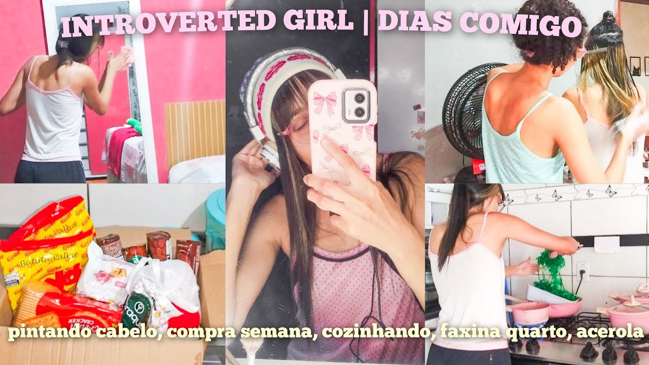 DAILY VLOG 🍒🪞🍲: pintei o cabelo, compras da semana, colhi acerola, cozinhando, faxina quarto, series