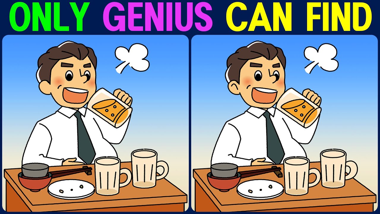 【Find the Difference】 ONLY GENIUS CAN FIND