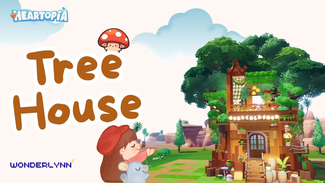 How to Build a Cozy Aesthetic Treehouse | Heartopia House