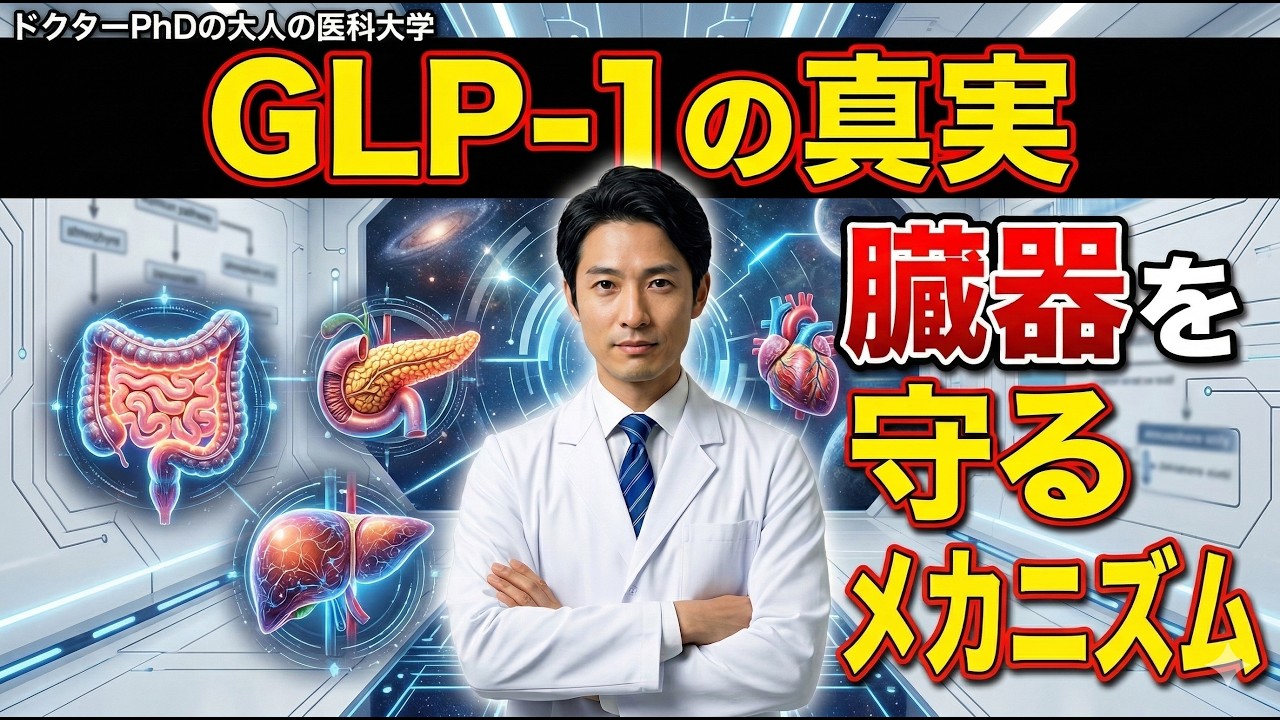 【医師解説】瘦せる薬（GLP-1作動薬）は痩せるだけじゃない！？【肥満治療のパラダイムシフト】WHOが治療薬として認定