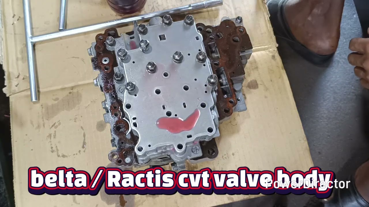 Toyota belta /Ractis cvt gear valve body diagram video 