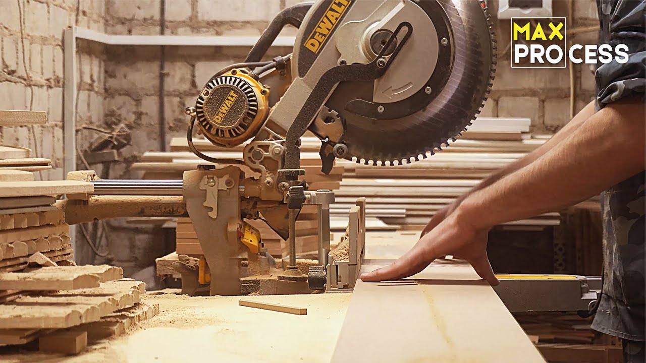 Incredible process of making decorative faux beams for the ceiling