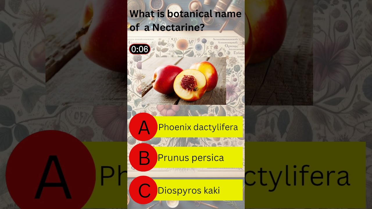 Botanical Genius Challenge: Guess the Latin Names of Plants! 