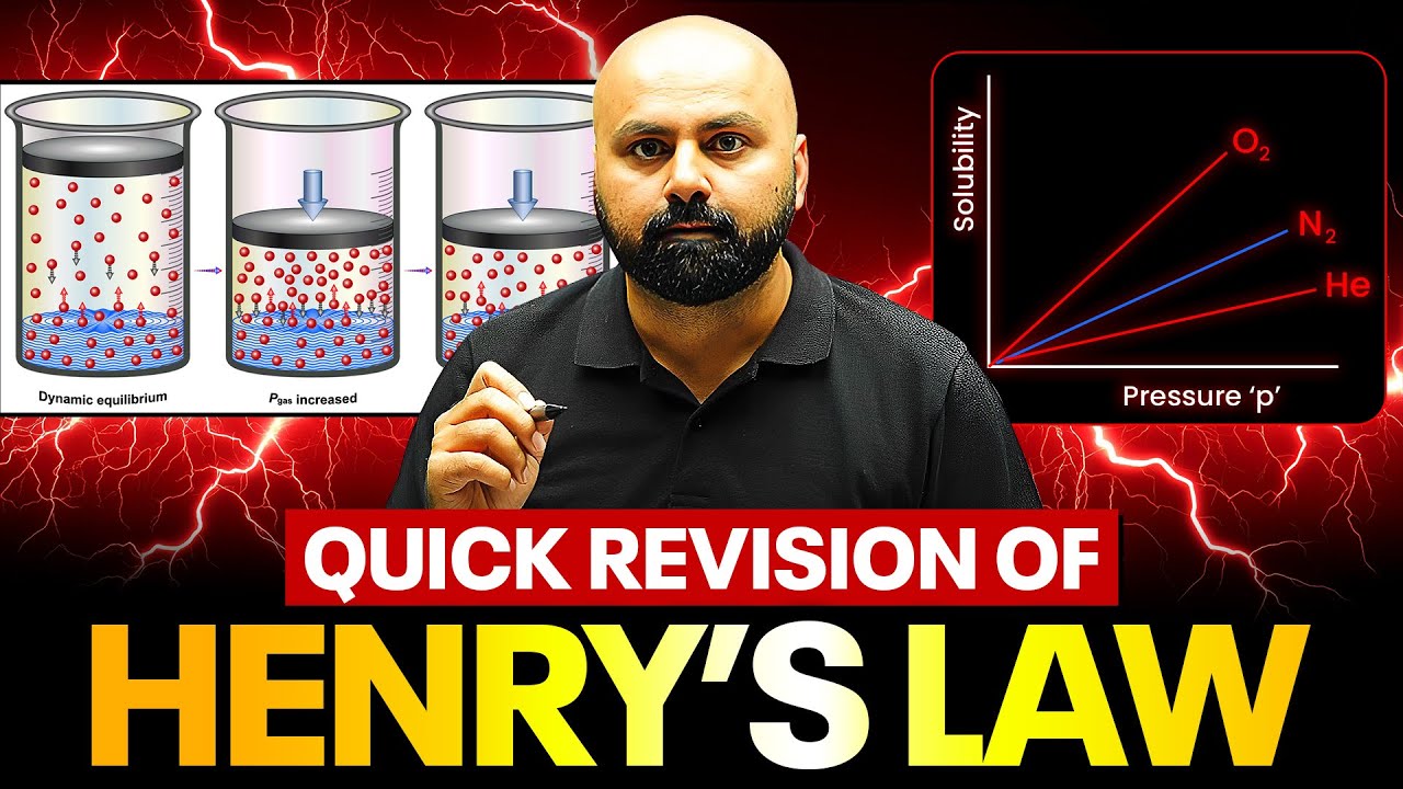 HENRY's LAW - Quick Revision in 42 Minutes | Class 11th Physical Chemistry | PhysicsWallah