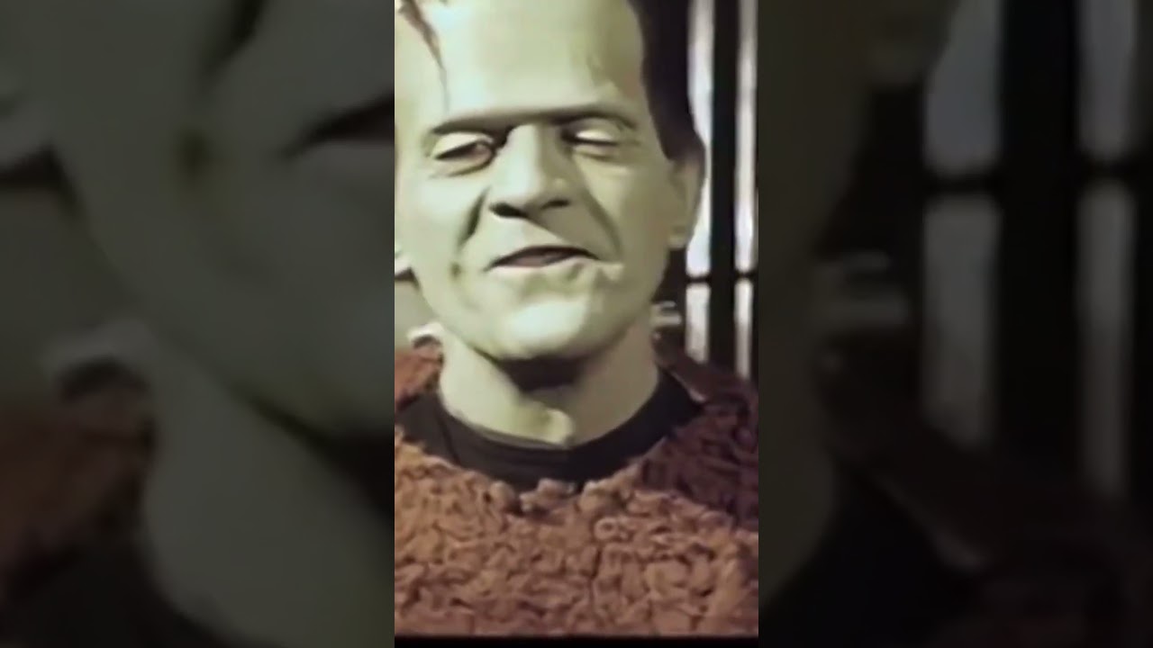 Rare silent color behind the scenes￼ footage of Boris Karloff in Frankenstein&rsquo;s monster makeup.