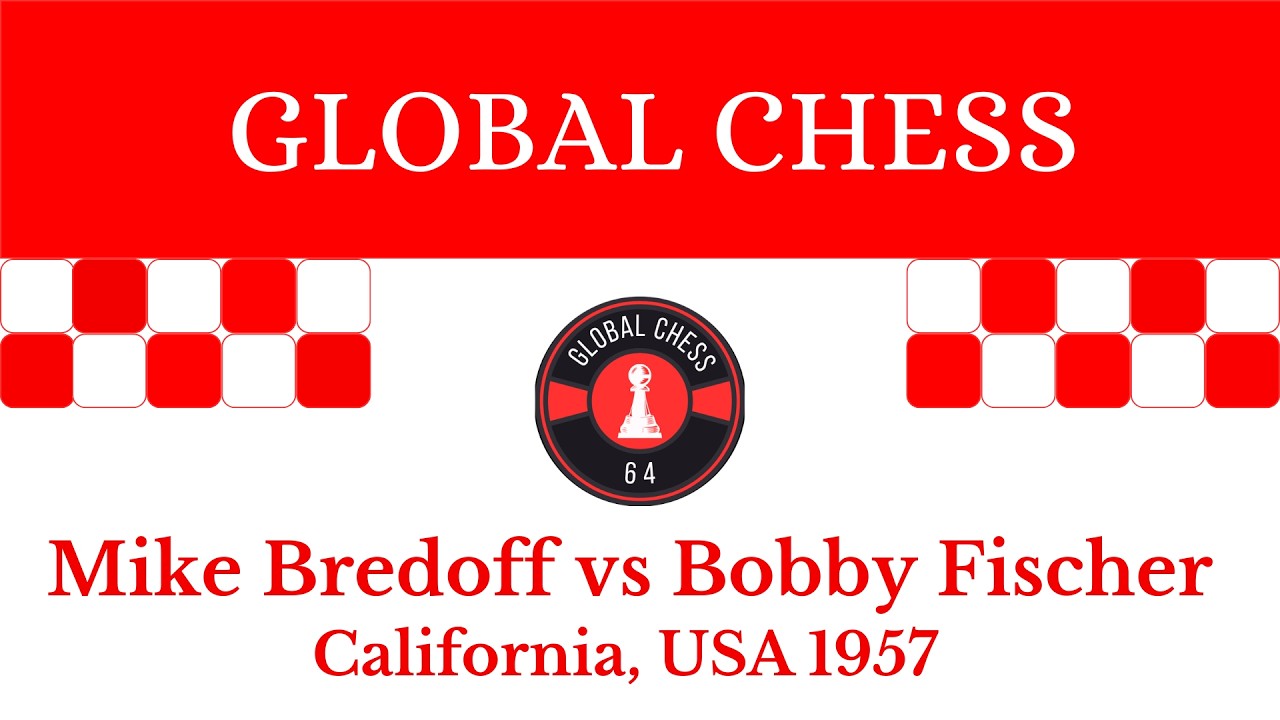 Mike Bredoff vs Bobby Fischer. California, USA 1957