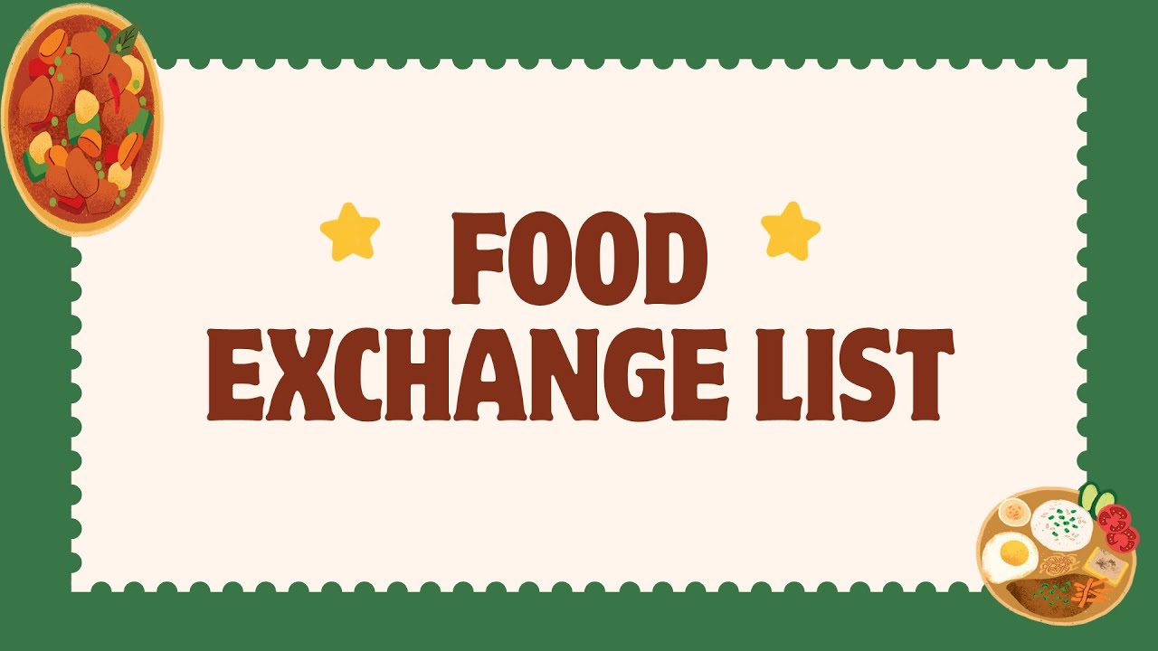 Food Exchange List