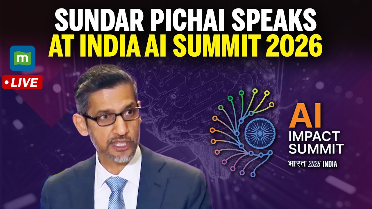 LIVE: Google CEO Sundar Pichai Speaks at India AI Impact Summit 2026 | Bharat Mandapam