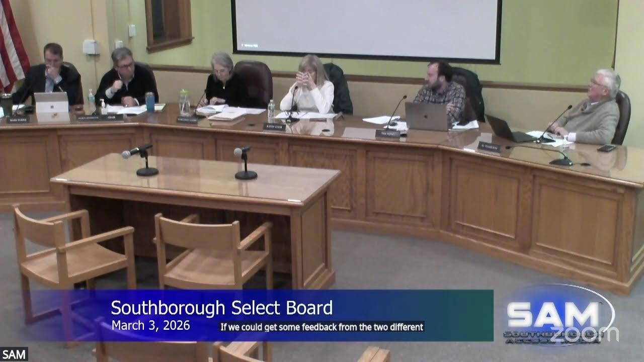 Select Board Meeting 3/3/26