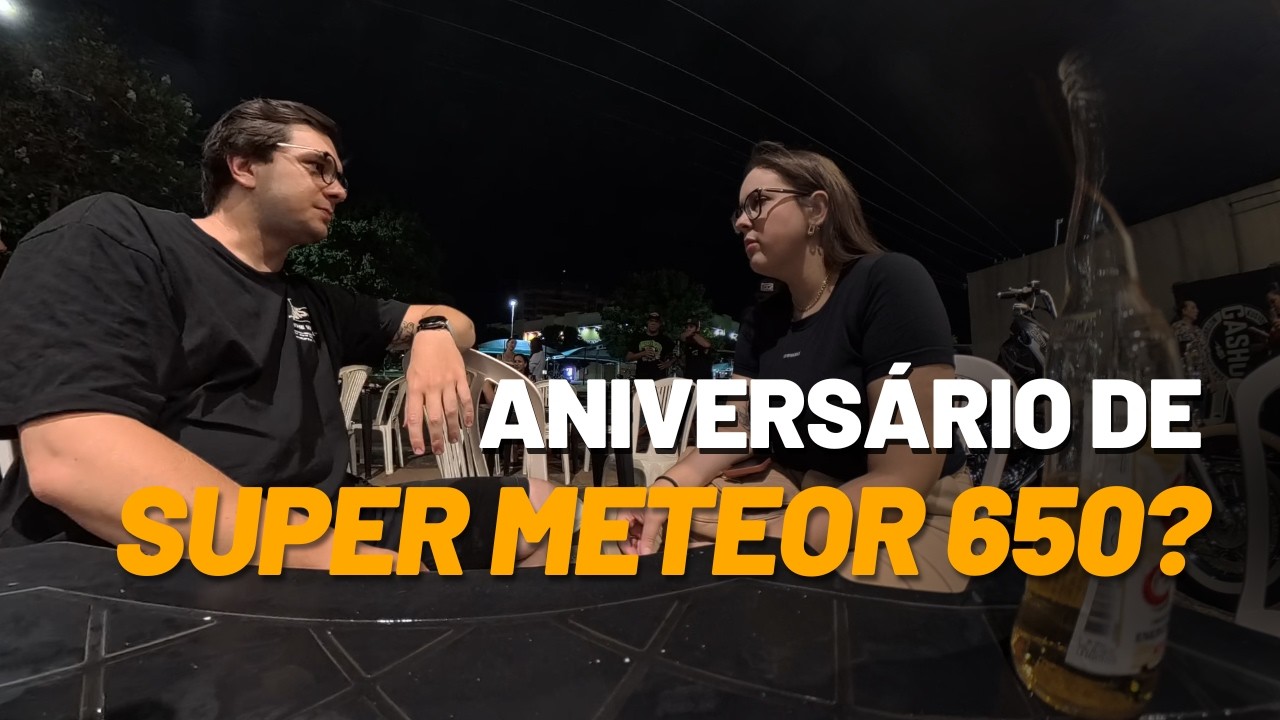 Aniversário da patroa: Trocamos o restaurante pelo encontro de motos!