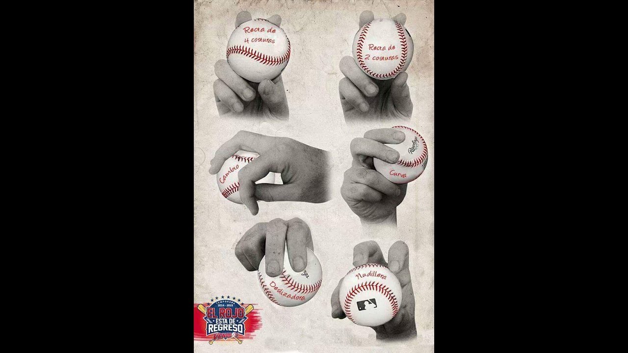 Explicación de los agarres de la pelota en el beisbol