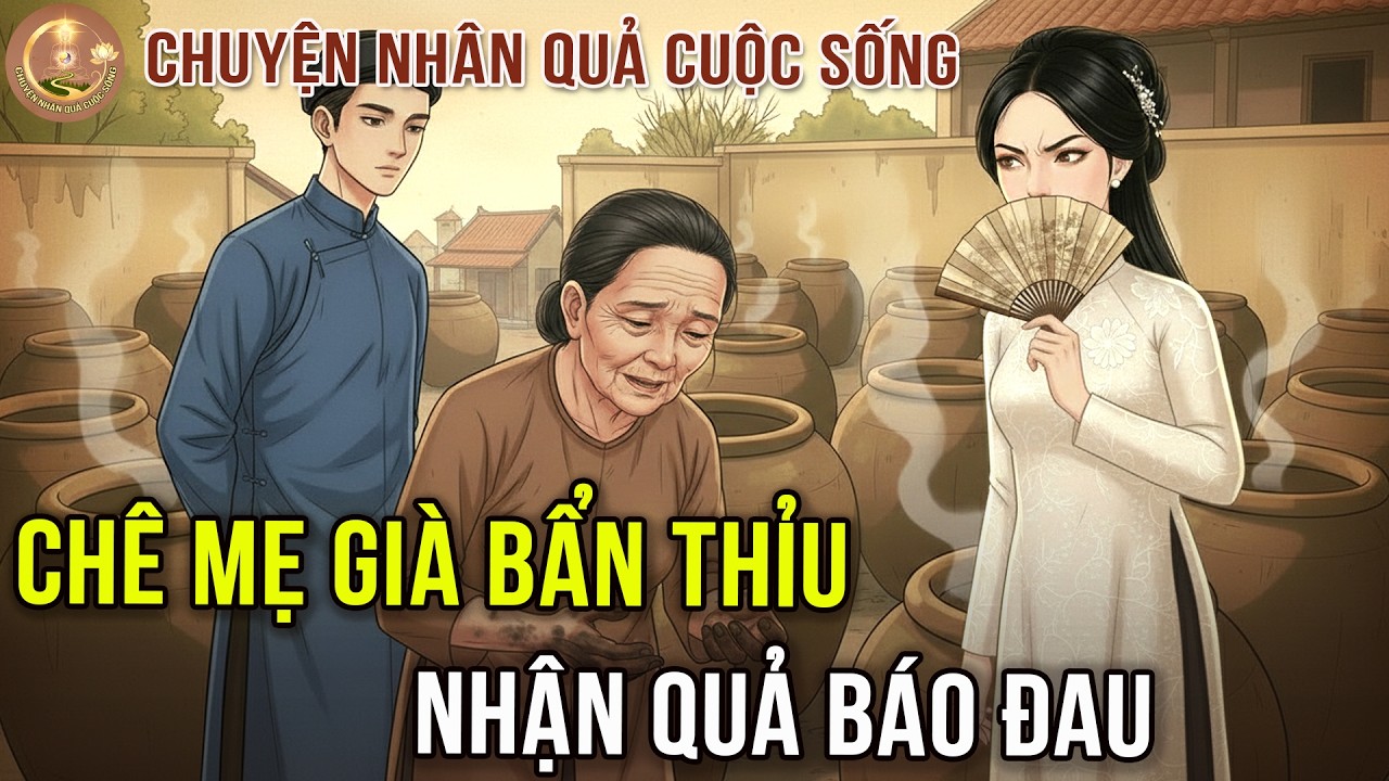 Con Dâu Sợ Bẩn Hất Hủi Mẹ Già, Cuối Đời Nhận Quả Báo Thê Thảm | Bài Học Cuộc Sống