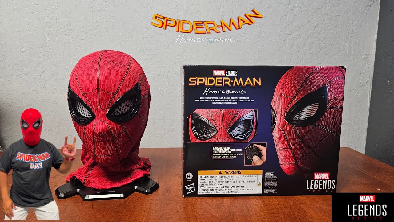 Распаковка и обзор маски Человека-паука: Возвращение домой от Hasbro Marvel Legends 🤟🕸️